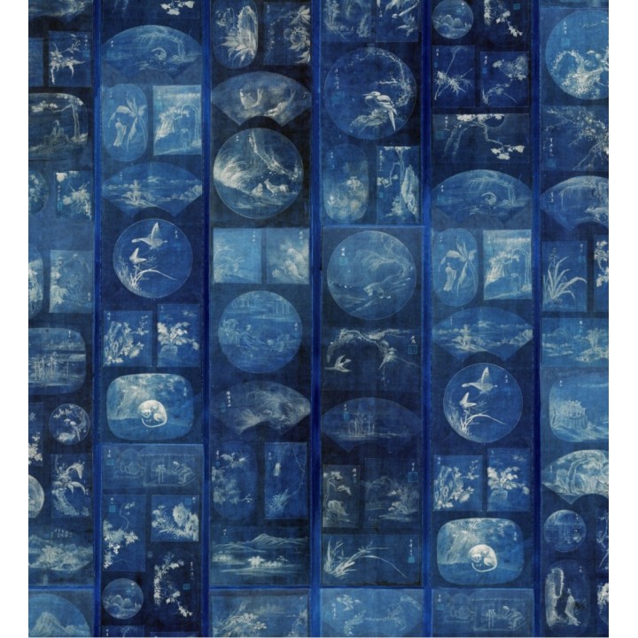 Papel pintado ventanas del acuario tonos azules - Revealed Nature 128249