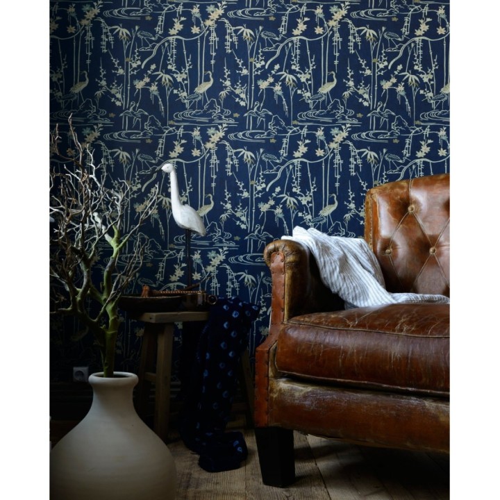 Papel pintado aves elegantes en el lago - Baku Birds 128253