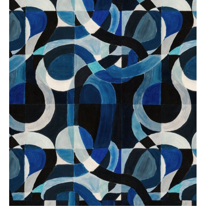 Papel pintado pintura de ondas abstractas - Snake Nest 128254