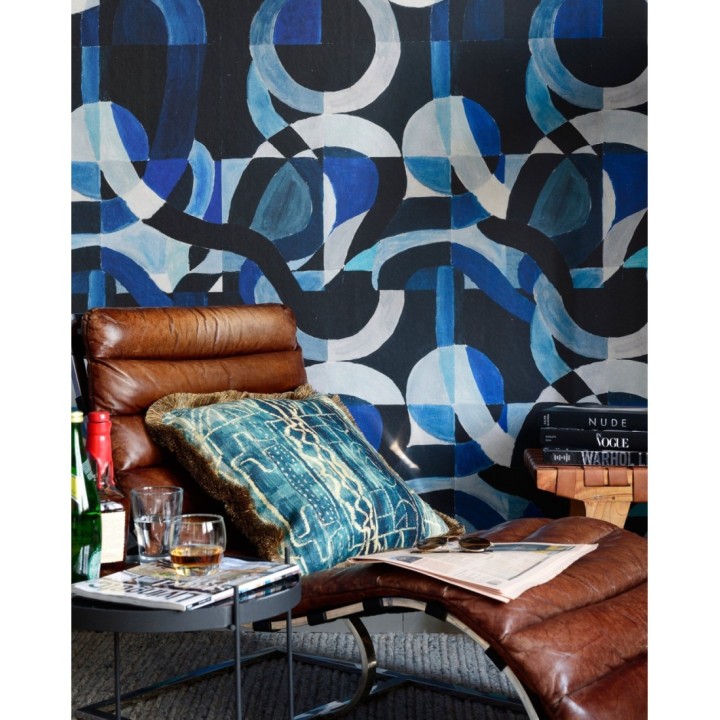 Papel pintado pintura de ondas abstractas - Snake Nest 128254