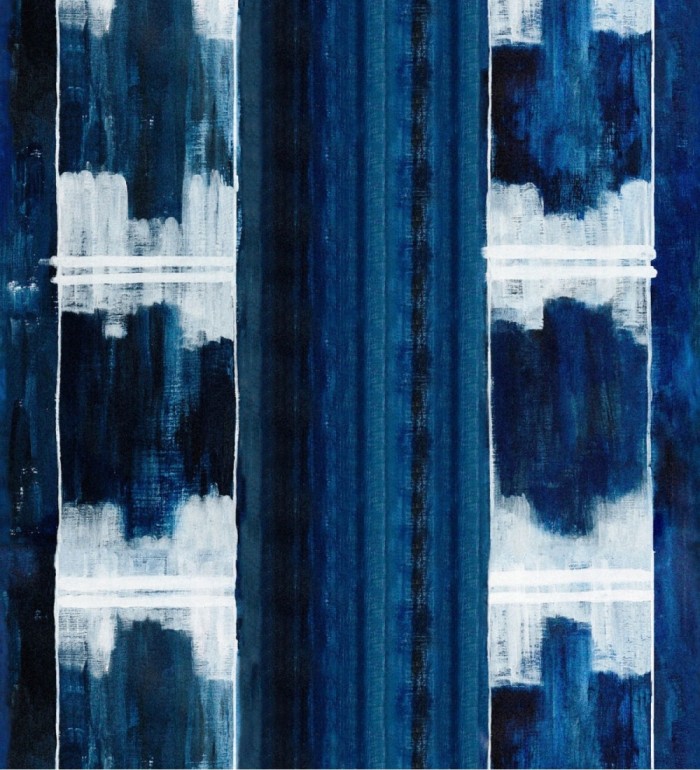 Papel pintado pintura abstractas tonos azules y blancas - Road To Nowhere 128257