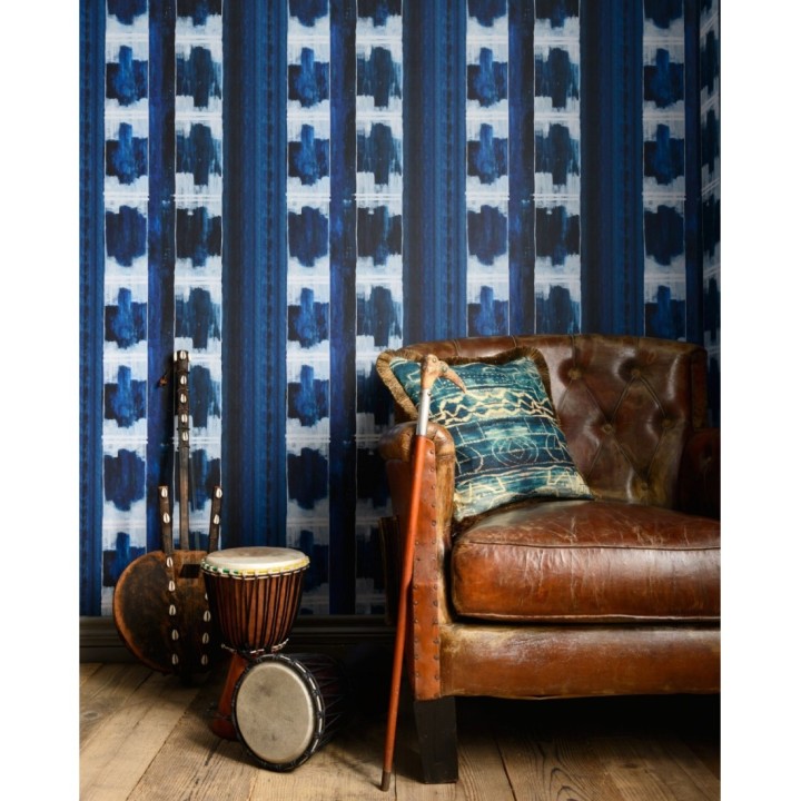 Papel pintado pintura abstractas tonos azules y blancas - Road To Nowhere 128257