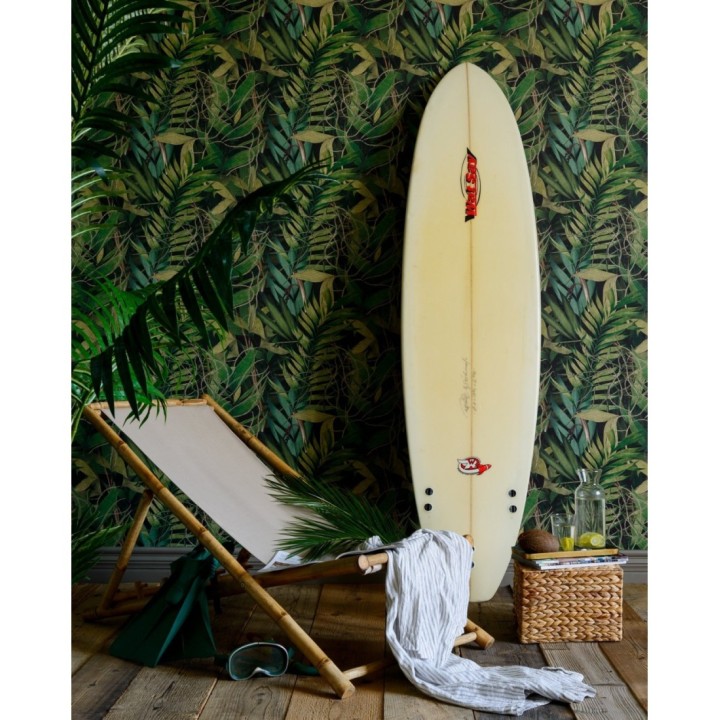 Papel pintado hojas tropicales - Bahama Bay 128258