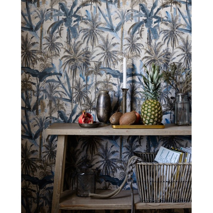 Papel pintado bosque de palmeras fondo claro - Gordon Forest 128267