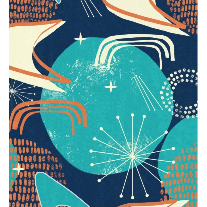 Papel pintado universo abstracto tonos azules - Lost In Rutine 128275