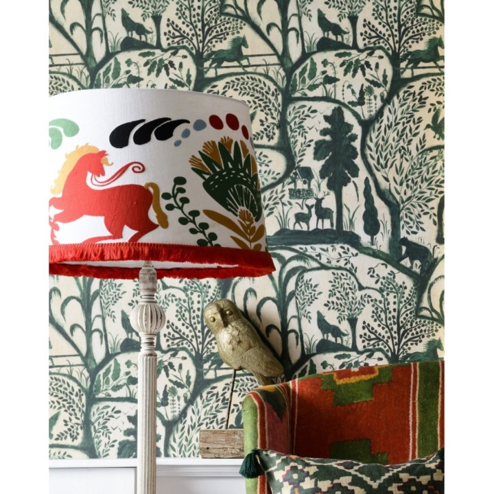 Papel pintado escenas del campo verde - Eryx 128286