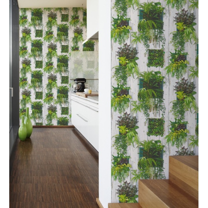 Papel pintado de plantas enredaderas - Katia 128294