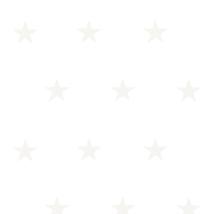 Papel pintado infantil de estrellas color blanco nácar  fondo blanco roto mate - Keira Stars 128296