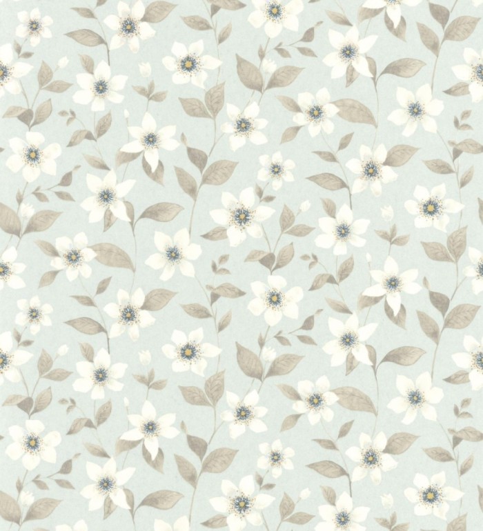 Papel pintado de flores pequeñas estilo Liberty Country - Alicia Flowers 128323