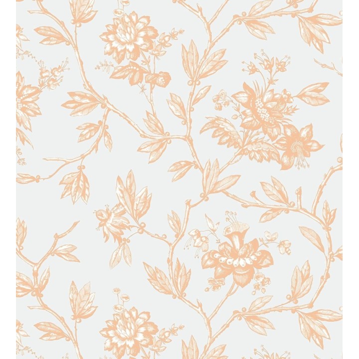 Papel pintado de flores estilo neobarroco - Geraldine 128358