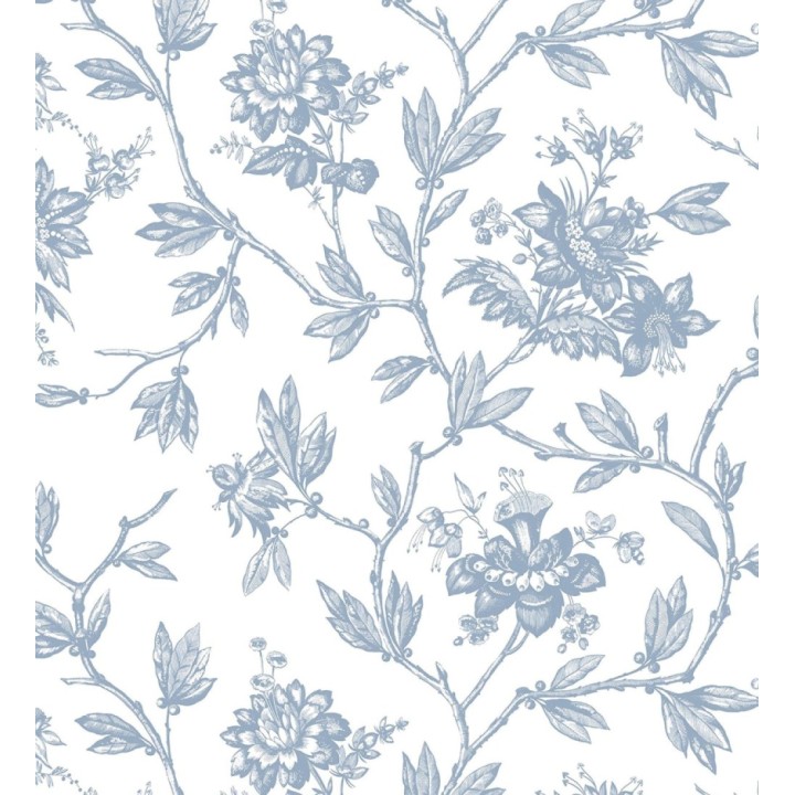 Papel pintado de flores estilo neobarroco - Geraldine 128359