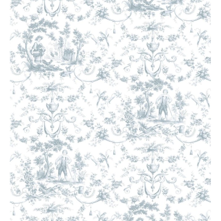 Papel pintado toile de jouy estilo francés - Belmont 128361