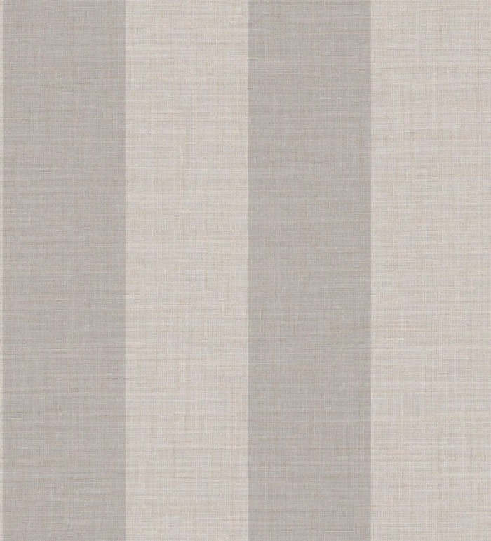 Papel pintado de rayas anchas de 13 cm textura efecto lino - Herman Stripes 128366
