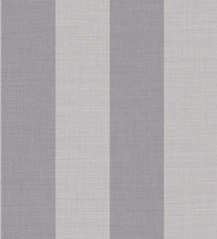 Papel pintado de rayas anchas de 13 cm textura efecto lino - Herman Stripes 128370