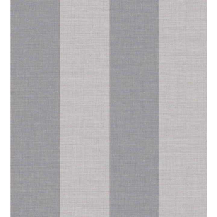 Papel pintado de rayas anchas de 13 cm textura efecto lino - Herman Stripes 128370