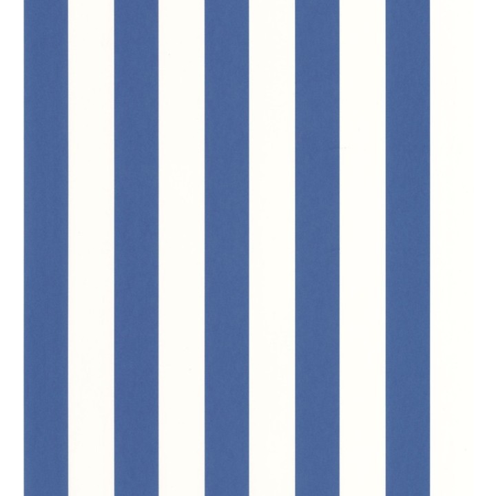 Papel pintado de rayas azul y blanco - Gary Stripes 128390