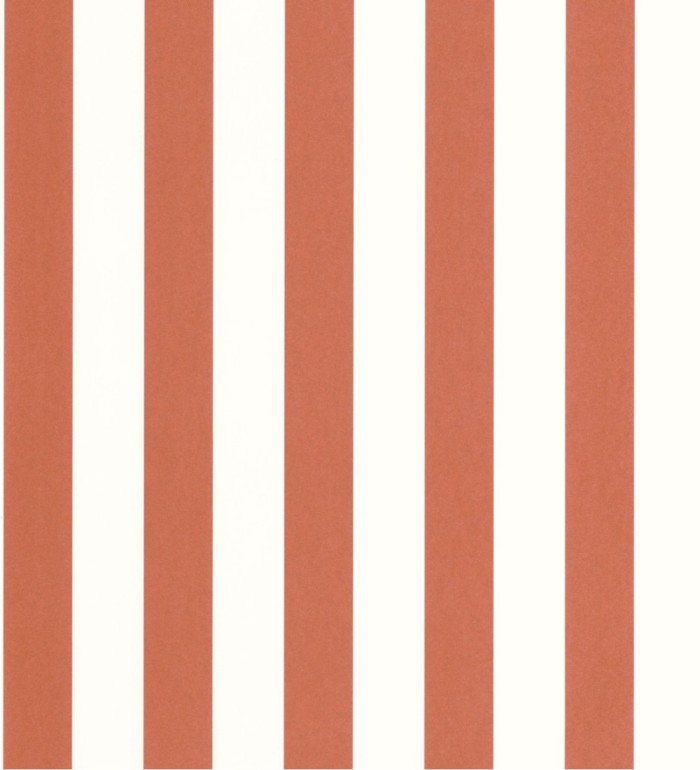 Papel pintado de rayas rojo y blanco - Gary Stripes 128392
