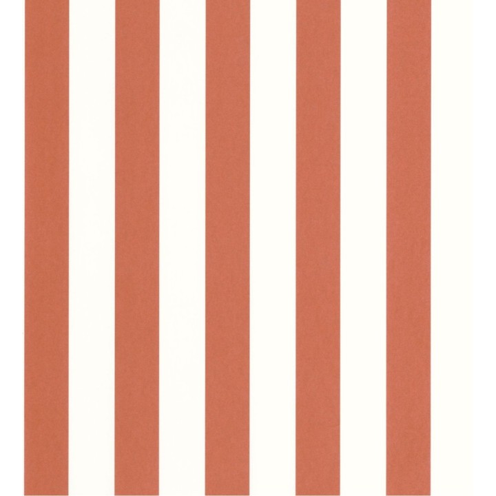 Papel pintado de rayas rojo y blanco - Gary Stripes 128392