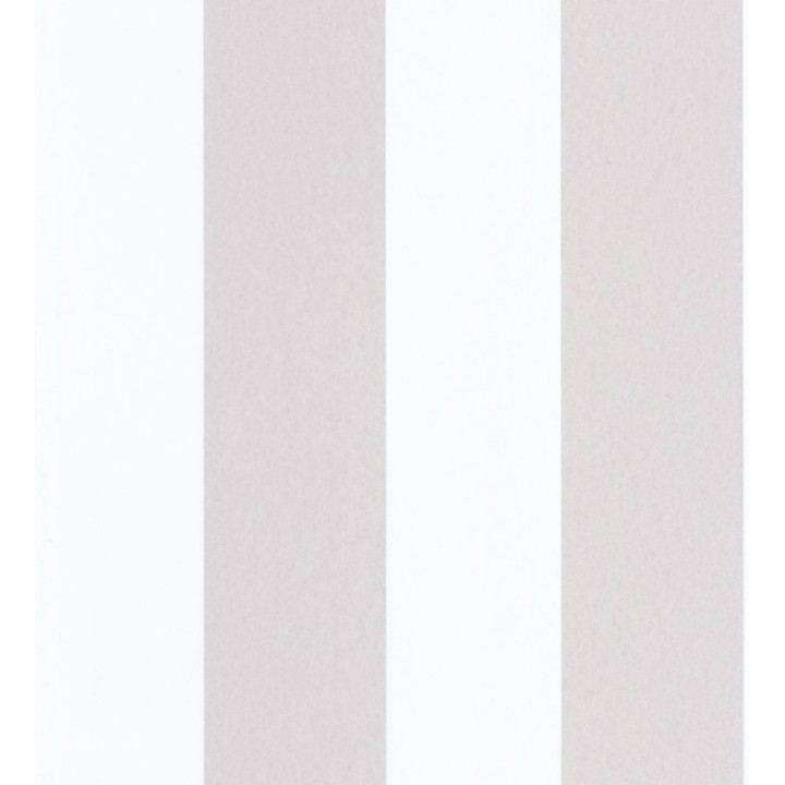 Papel pintado de rayas anchas topo y blanco - Oxford Stripes 128398