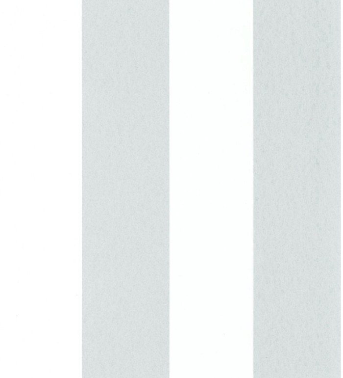 Papel pintado de rayas anchas verde agua y blanco - Oxford Stripes 128400