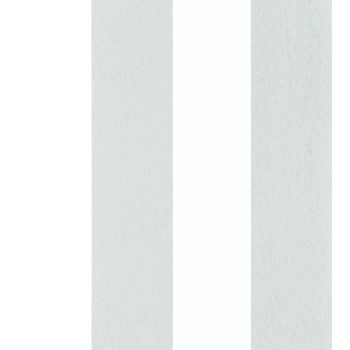 Papel pintado de rayas anchas verde agua y blanco - Oxford Stripes 128400