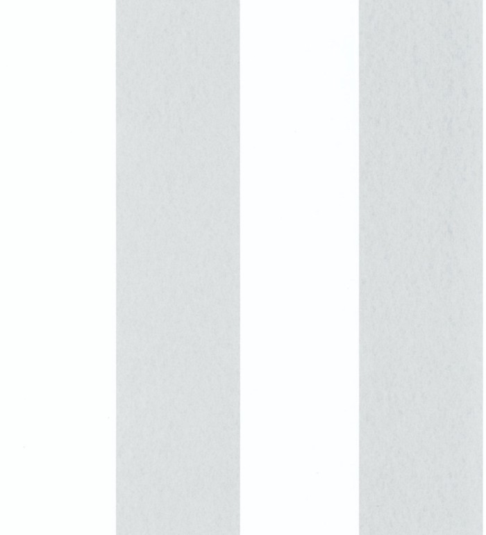 Papel pintado de rayas anchas gris y blanco - Oxford Stripes 128401