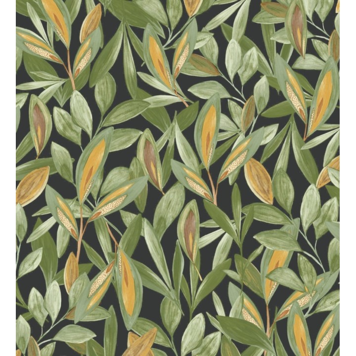 Papel pintado de hojas pequeñas tropicales - Haiti 128407