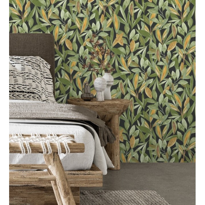 Papel pintado de hojas pequeñas tropicales - Haiti 128407