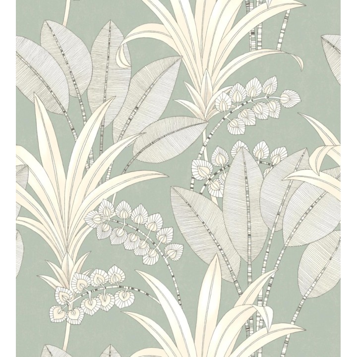 Papel pintado hojas de palma estilo tropical - Nassau 128411
