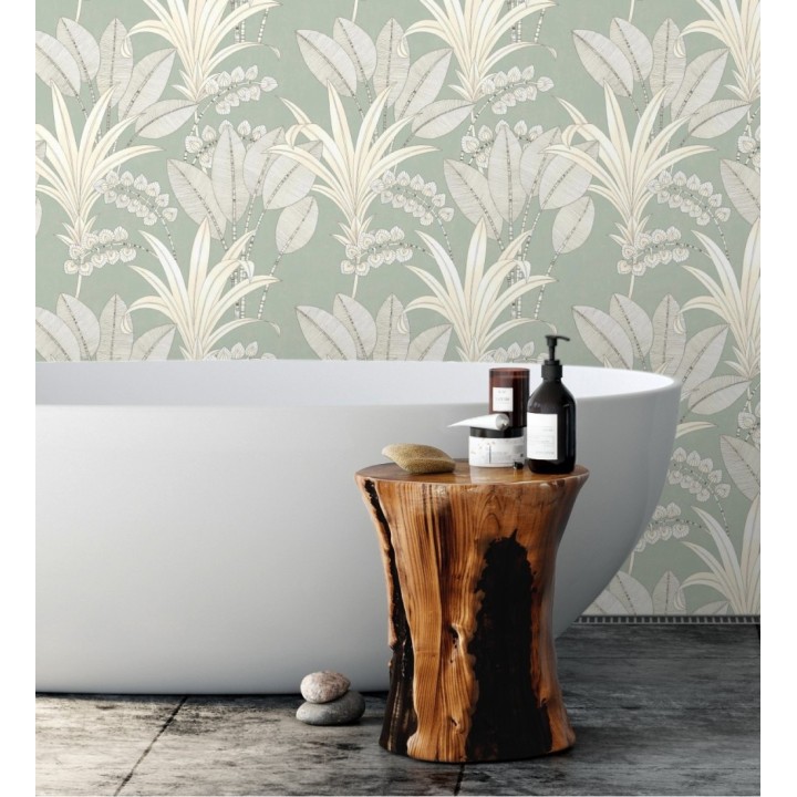 Papel pintado hojas de palma estilo tropical - Nassau 128411