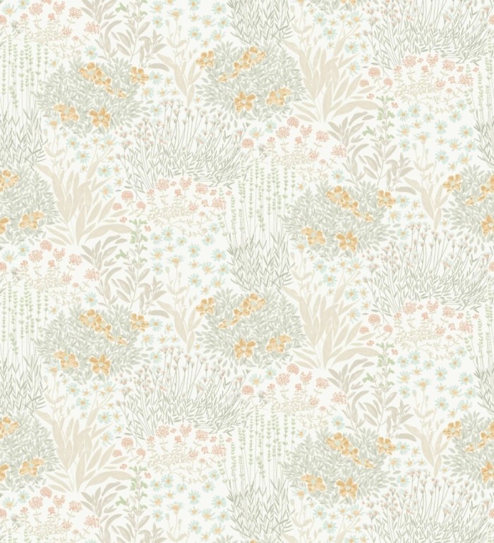 Papel pintado de flores pequeñas - Susan Garden 128435