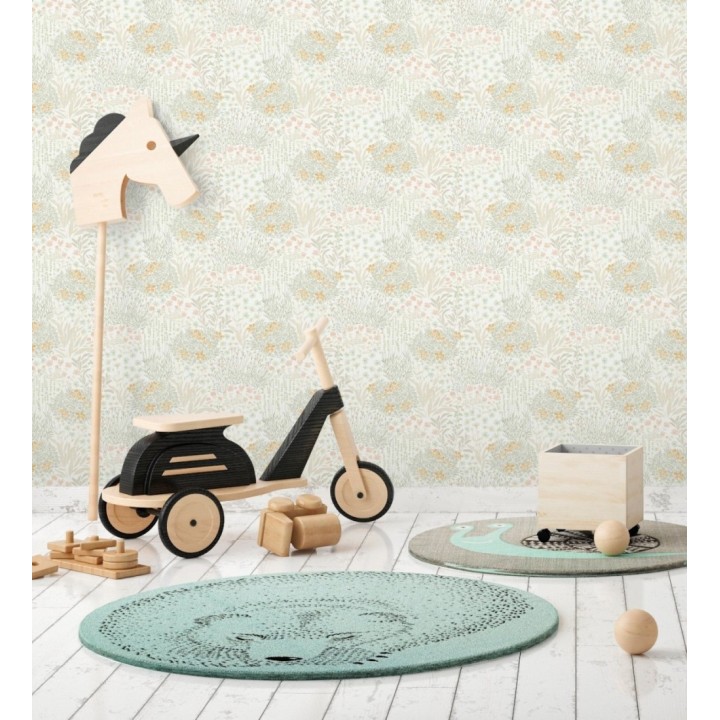 Papel pintado de flores pequeñas - Susan Garden 128435