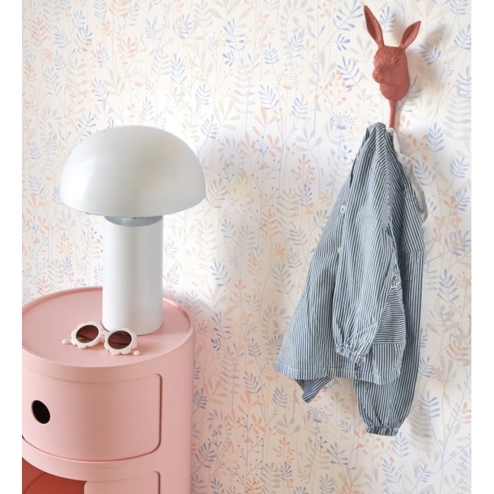 Papel pintado de hojas pequeñas tonos azules - Litzy 128442