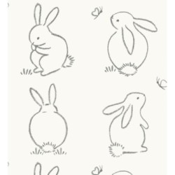 Papel pintado Chalk Rabbit 128454