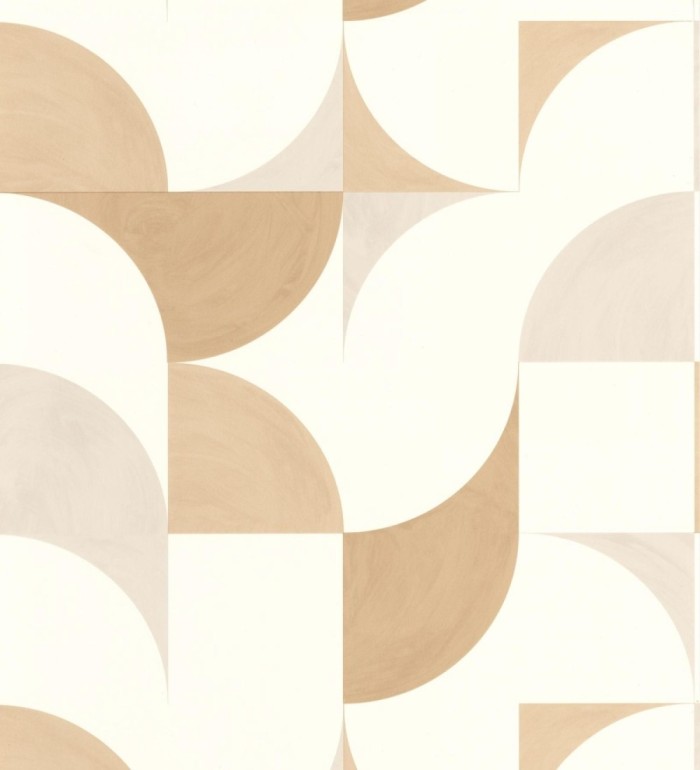 Papel pintado de figuras geométricas estilo retro - Newman 128469
