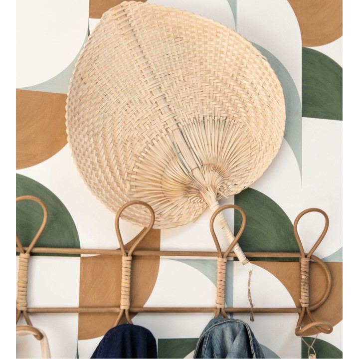 Papel pintado de figuras geométricas estilo retro - Newman 128473