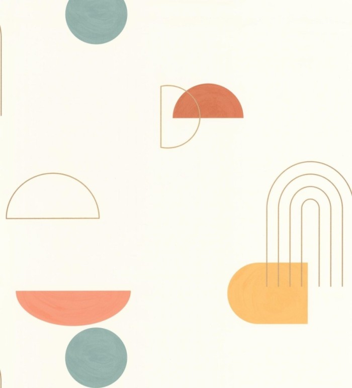 Papel pintado de figuras geométricas abstractas - Arin 128480