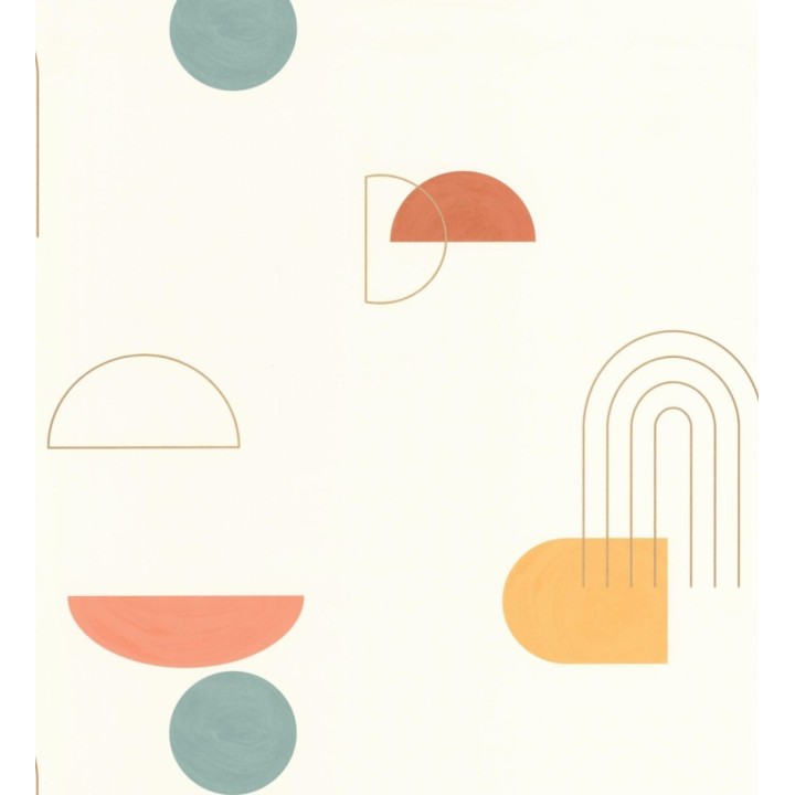 Papel pintado de figuras geométricas abstractas - Arin 128480