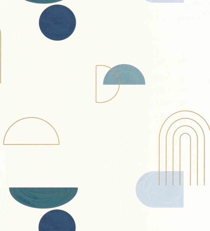 Papel pintado de figuras geométricas abstractas - Arin 128481