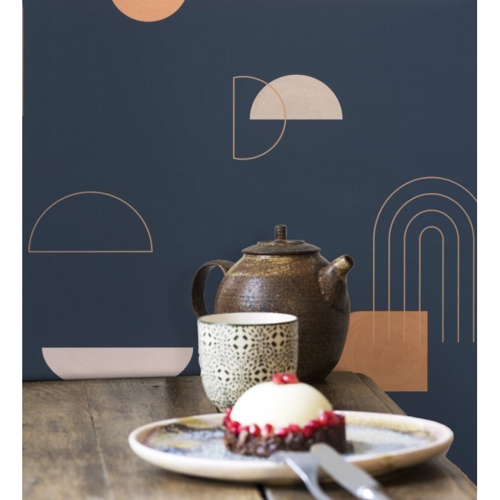 Papel pintado de figuras geométricas abstractas - Arin 128482