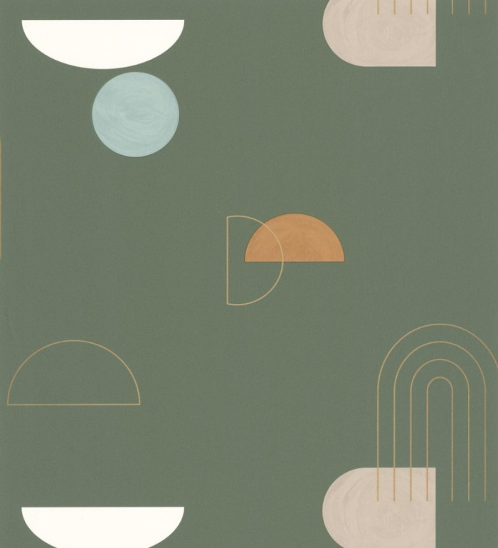 Papel pintado de figuras geométricas abstractas - Arin 128483