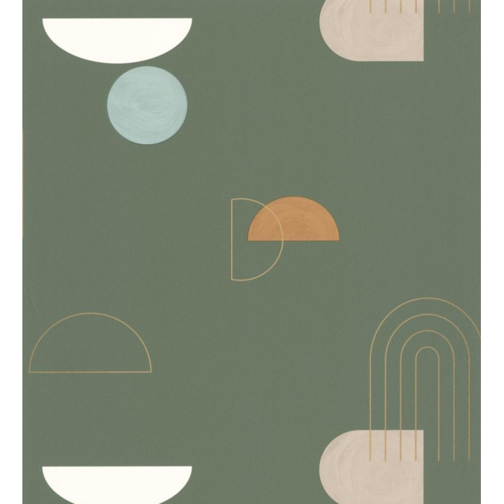 Papel pintado de figuras geométricas abstractas - Arin 128483