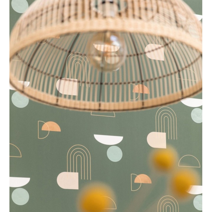 Papel pintado de figuras geométricas abstractas - Arin 128483