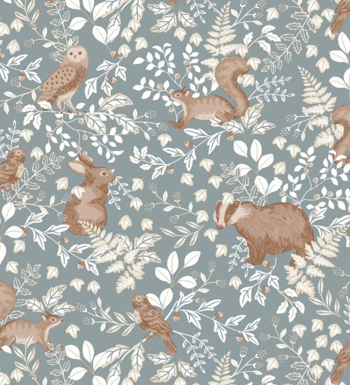 Papel pintado de animales del bosque - Kylian Animals 128511
