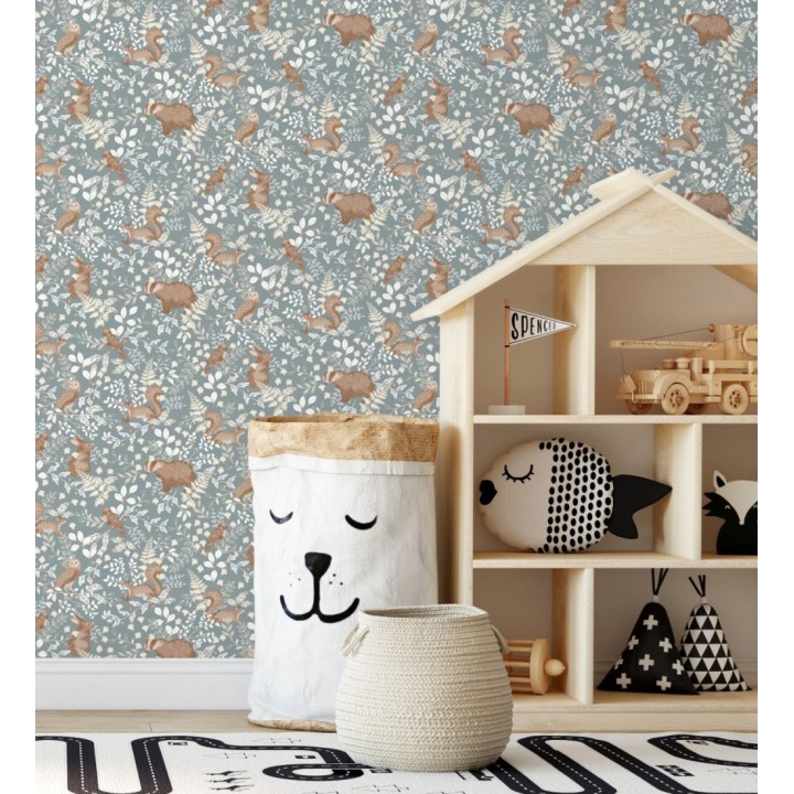 Papel pintado de animales del bosque - Kylian Animals 128511