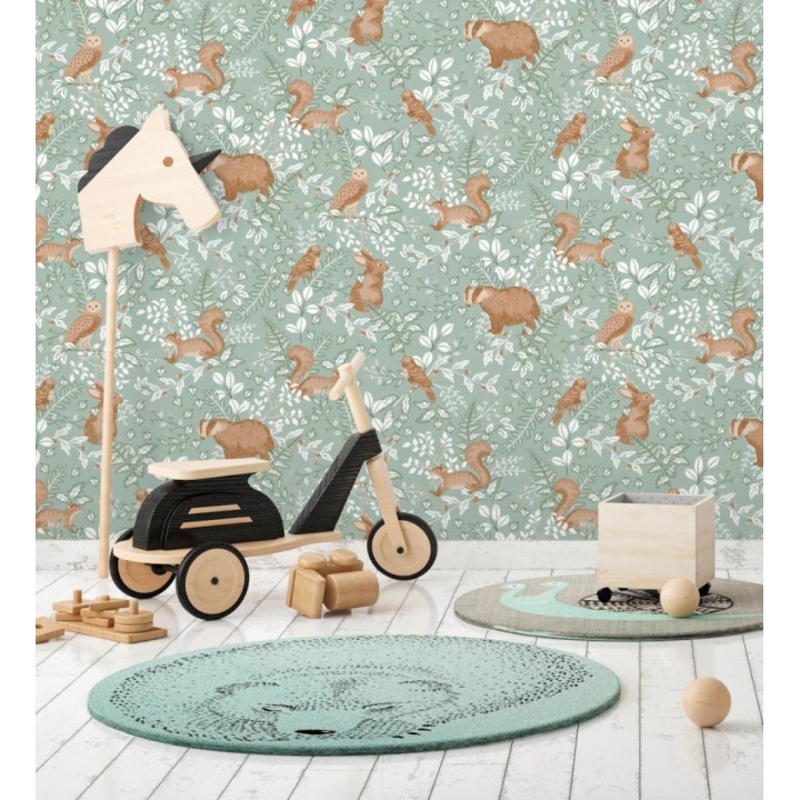 Papel pintado de animales del bosque - Kylian Animals 128512