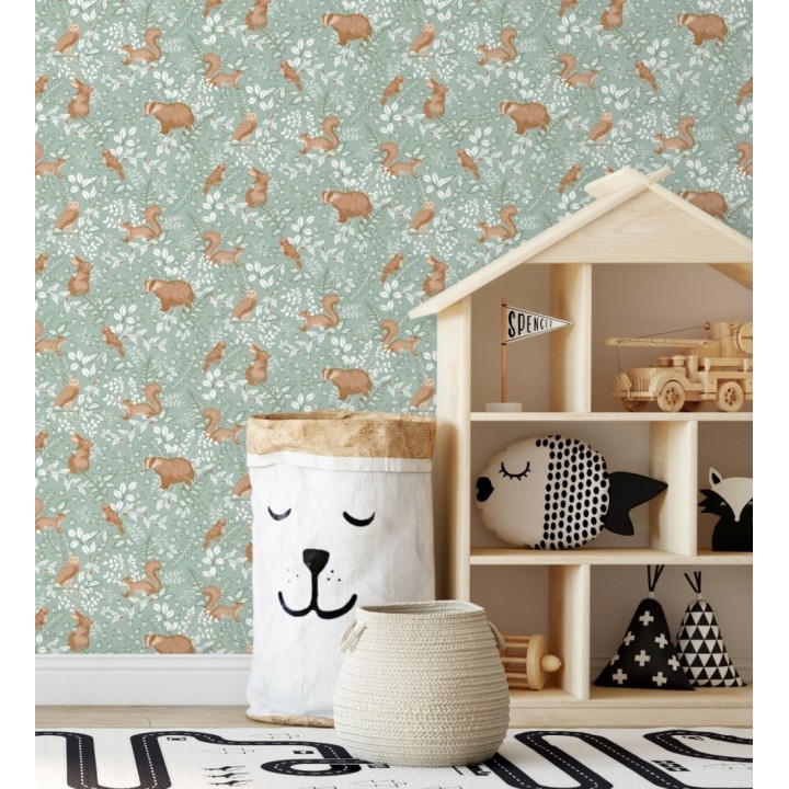 Papel pintado de animales del bosque - Kylian Animals 128512