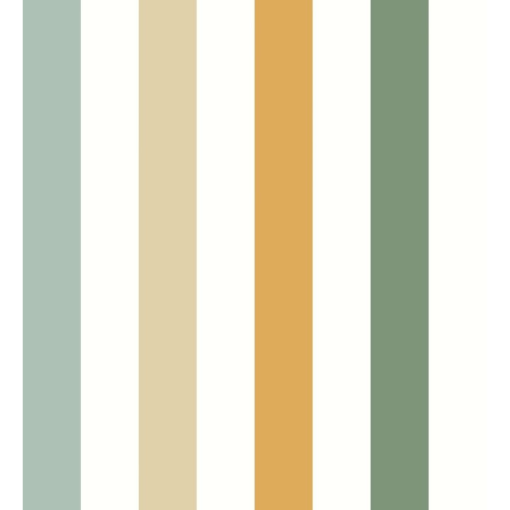 Papel pintado de rayas con colores tropicales - Fenris stripes 128523