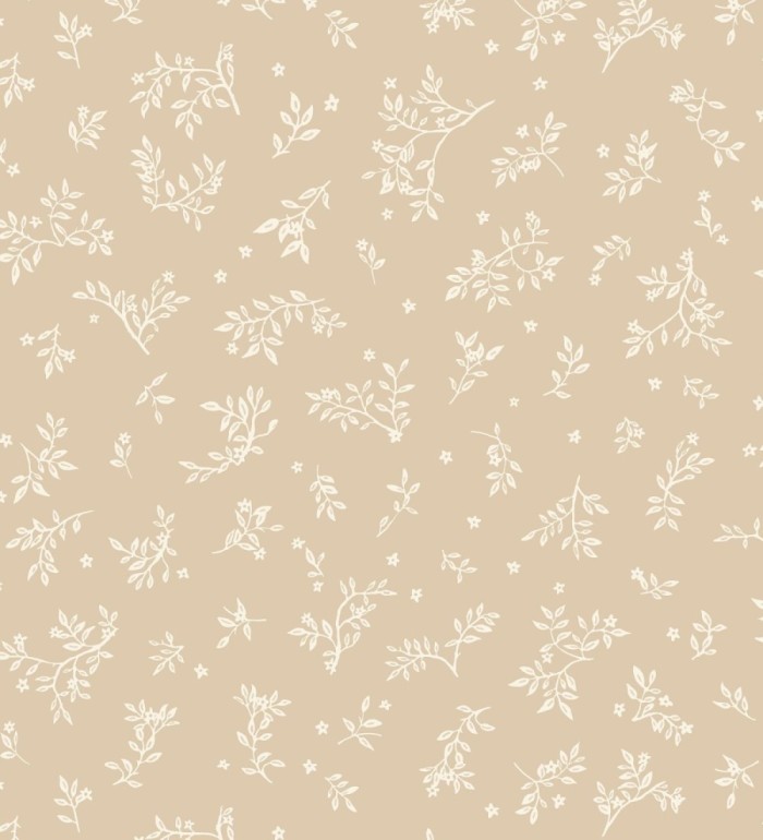 Papel pintado flores pequeñas liberty con textura efecto textil - Petite Andrea 128536