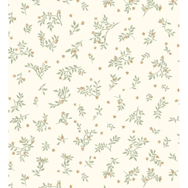 Papel pintado flores pequeñas liberty con textura efecto textil - Petite Andrea 128538